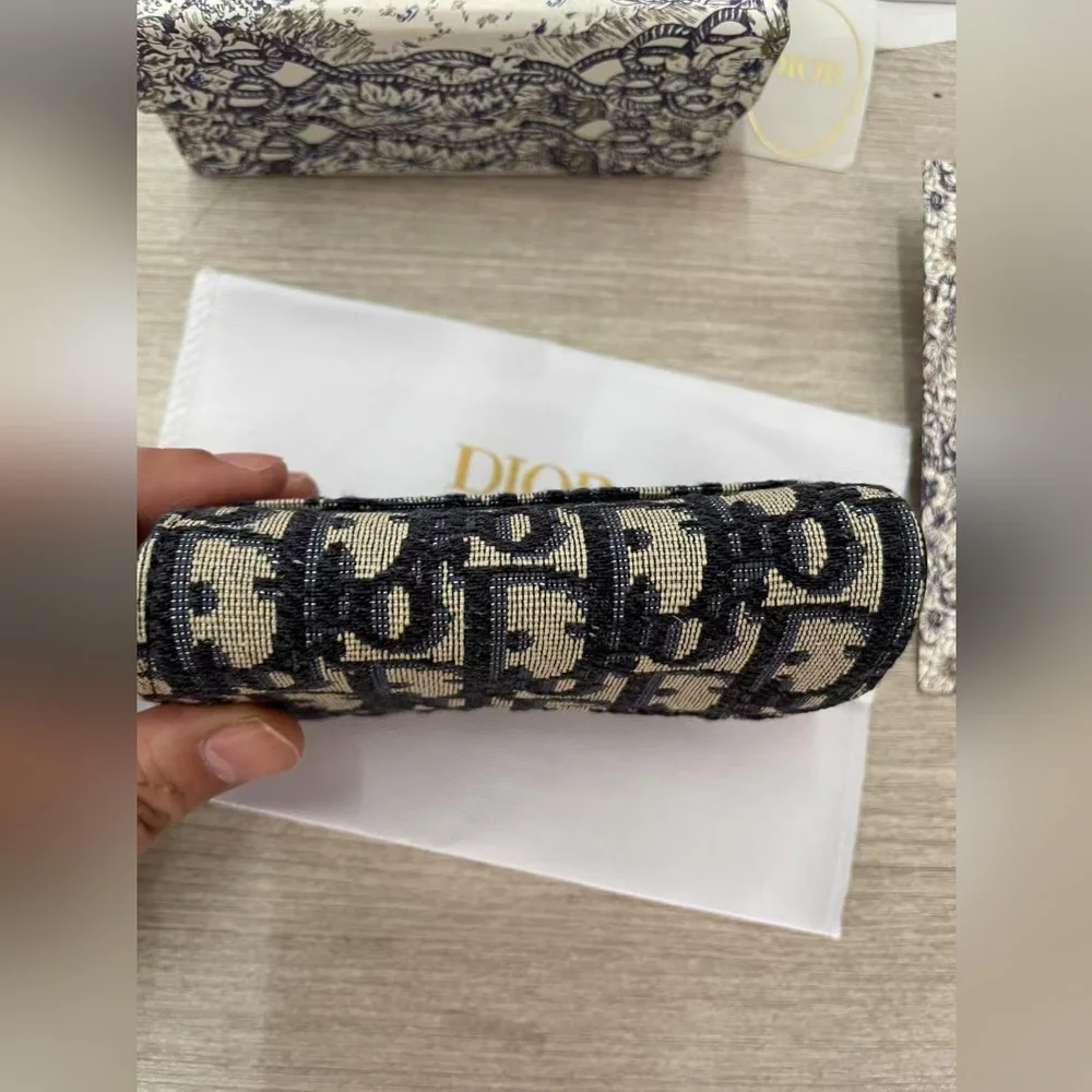 Dior Saddle Jasmine Gusset Card Holder